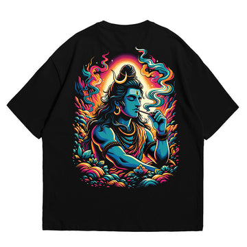 Psychedelic Shiva Oversized T-shirt