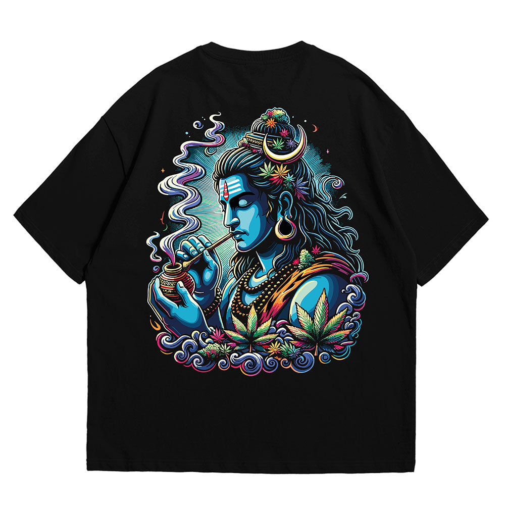 Psychedelic Shiva Oversized T-shirt